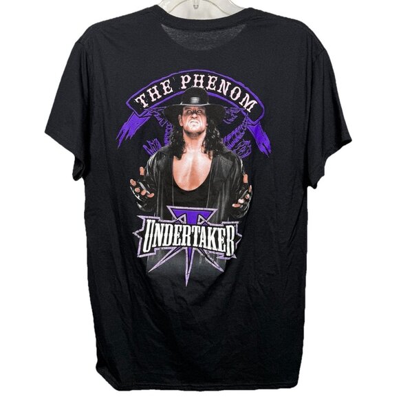 NWOT‎ WWE Undertaker T Shirt Men's Medium Black The Phenom Wrestling Graphic Tee - Picture 1 of 5